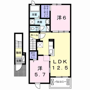 BLUE OCEAN【2階】の間取り