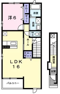 サンリット・プロムナード【2階】の間取り