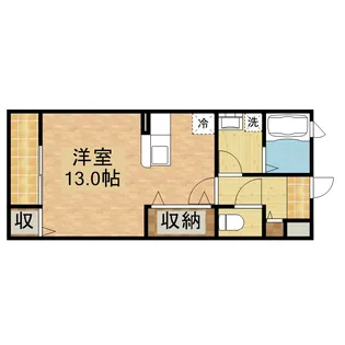 千葉県富津市青木【アパート】の間取り
