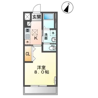 エステラ【1階】の間取り