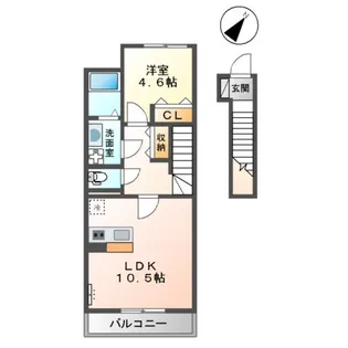 エタンセル【2階】の間取り
