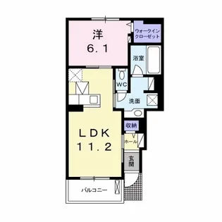 シアージュ【1階】の間取り