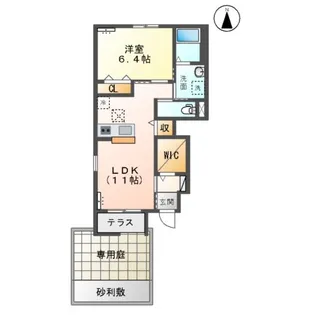 サンセリテ【1階】の間取り