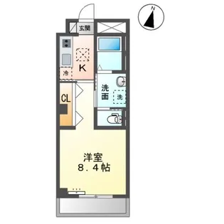 パルフェ【103号室】の間取り