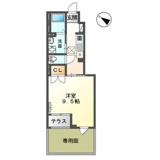 ゴールドラッシュ【1階】の間取り