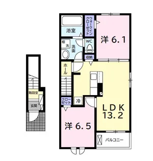 アレグリア【2階】の間取り