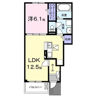 アルコパレーノⅠ【1階】の間取り