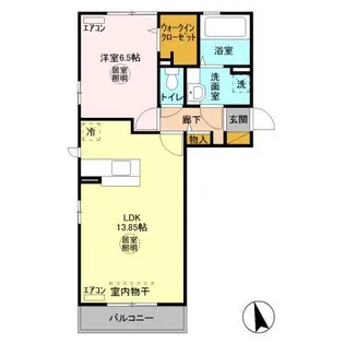 マハロラ【2階】の間取り