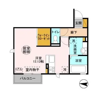 ルミウス【2階】の間取り
