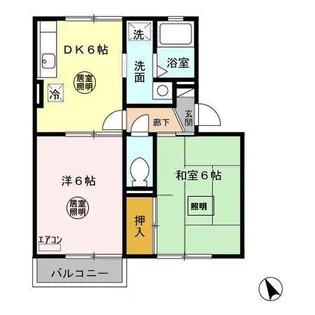 アネックス中野 Ⅱ【1階】の間取り