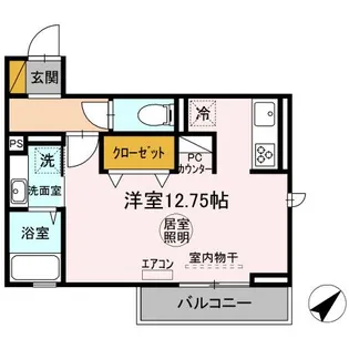 フランボワーズ中島【2階】の間取り