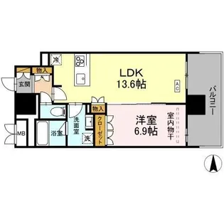 THE REJUVEPORT KISARAZU【10階】の間取り