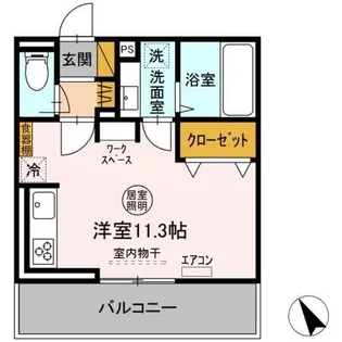メゾン・ド・ラメール【2階】の間取り