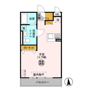 BIZ STAY 木更津【3階】の間取り