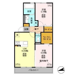 トルテ【2階】の間取り