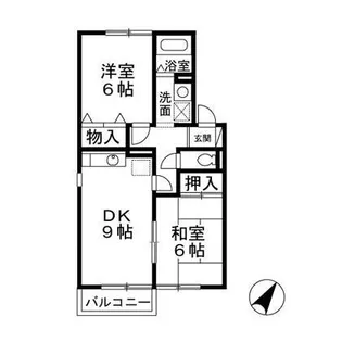 リヴェール【1階】の間取り