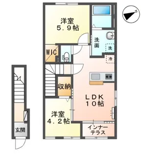 イノベスタ【2階】の間取り