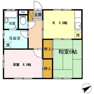 EAGLE ART (イーグルアート)【1階】の間取り