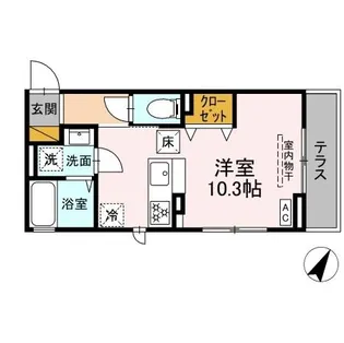 アリエッタ【1階】の間取り