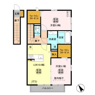 グラン・シャリオ【2階】の間取り