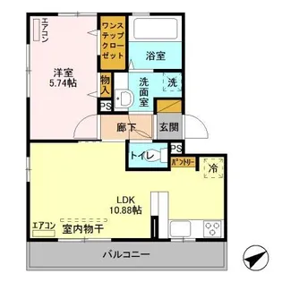 グランツ・シャルロッテ【3階】の間取り