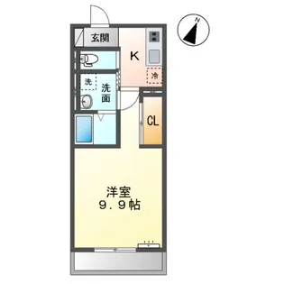 クロト【3階】の間取り