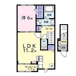 アネックス ワン【2階】の間取り