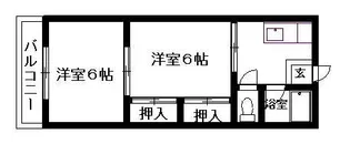 メゾン樹【101号室】の間取り