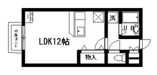 ラグーナ フォンテーヌ【2階】の間取り