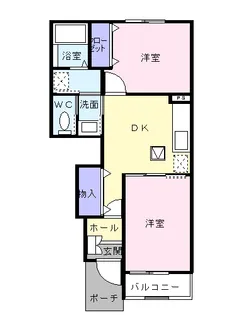 エレガンテ カーサ【1階】の間取り