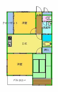 エル・スタージュ中野【3階】の間取り