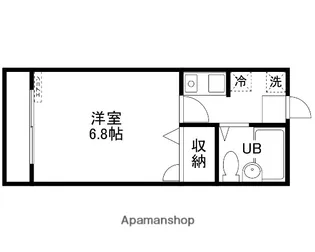 セリジェール【204号室】の間取り