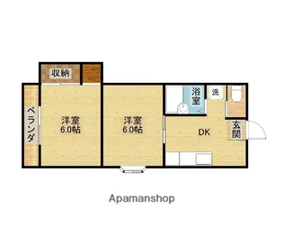 エスポワール畑沢【201号室】の間取り