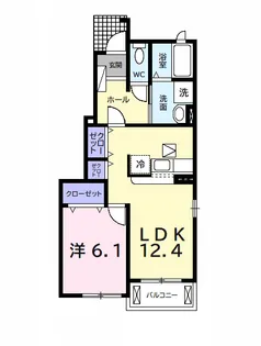 ネオレジデンス【101号室】の間取り