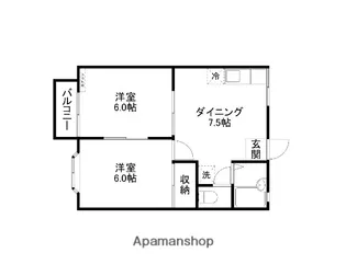 ハイムロワジュール【205号室】の間取り