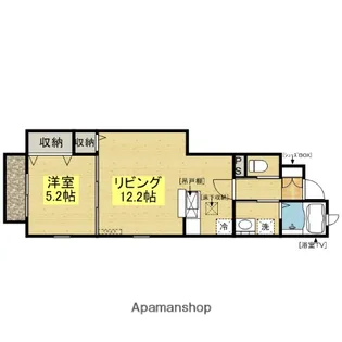 CHARLOTTE【101号室】の間取り