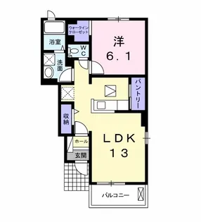 プランドールA【1階】の間取り