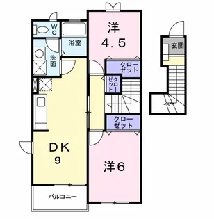 メゾンブリーズⅠ【202号室】の間取り