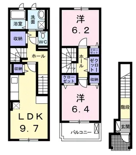 ベル【2階】の間取り