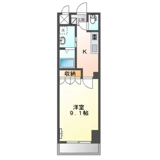 SKYーMANSION【403号室】の間取り