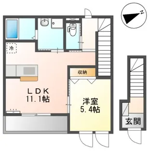 アクアガーデン【2階】の間取り