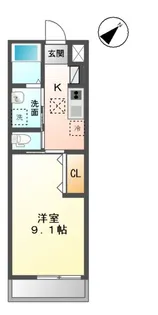 ブルーム【105号室】の間取り
