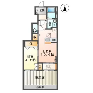 サンハイムきらり【1階】の間取り