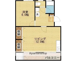 デュアルコート君津三直【3階】の間取り