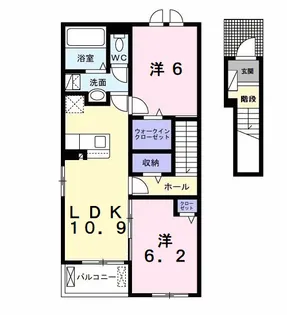 パピィ エースリー【2階】の間取り