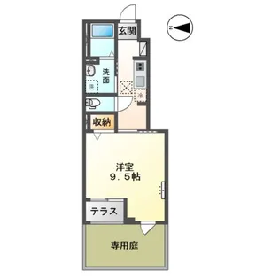 プロシード木更津【1階】の間取り
