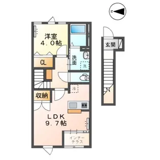 プロシード木更津【2階】の間取り