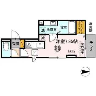 アセットさち【1階】の間取り