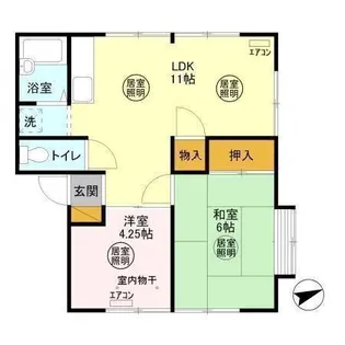 シンフォニー加藤【2階】の間取り