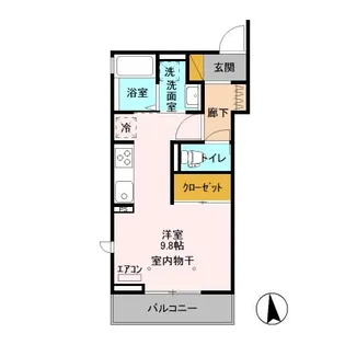 ベルフォーレ【2階】の間取り